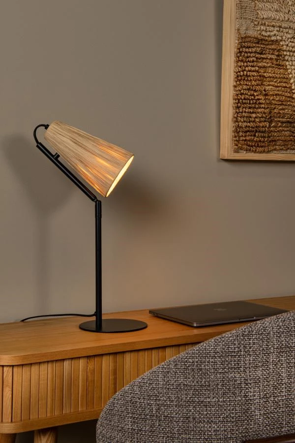 Lucide BENSEN - Tischlampe - 1xE14 - Natürlich - Atmosphäre 1
